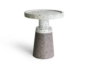 TERRA INCOGNITA - Round concrete coffee table by URBI et ORBI - view 3